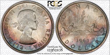 1963 S$1 MS64