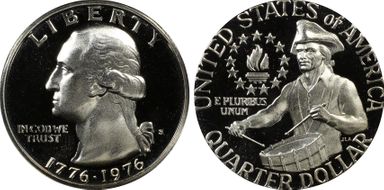 1976-S 25C Clad PR70DCAM
