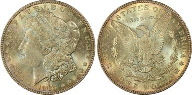 1897 $1 MS65