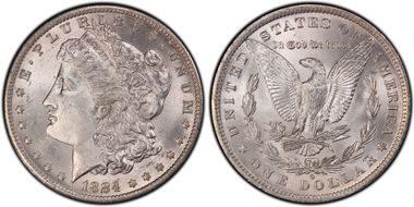 1884-O/O $1 VAM 10 MS63