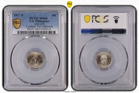 1917-S 10C KM-169 MS64