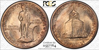 1925 50C Lexington MS65