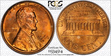 1960-D/D 1C DDO FS-101, Sm/Lg Date MS64RD