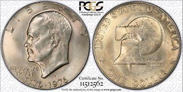 1976-D $1 Type 1 MS66