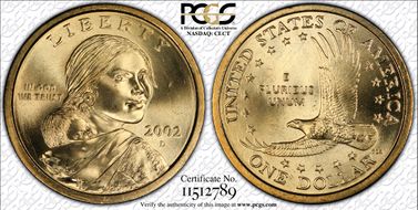 2002-D SAC$1 MS67
