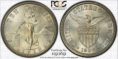 1907 10C MS65
