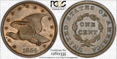 1854 1C J-164 Original PR65BN