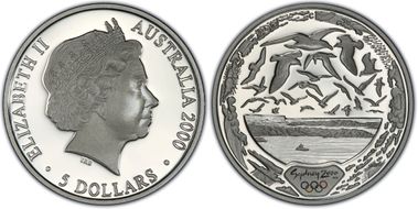 2000-C $5 Olympic - Bridge PR69DCAM