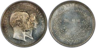 1892 CS 2 Kr Wedding MS64