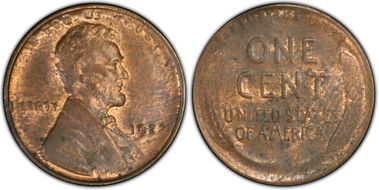 1922 No D 1C Weak Reverse MS63RB