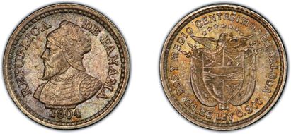 1904 2 1/2C KM-1  Ag MS65