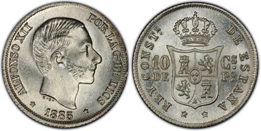 1885 10C MS63