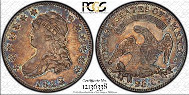 1823/2 25C Browning 1 AU58