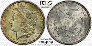 1886 $1 MS64