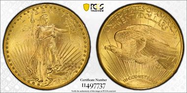 1911-D/D $20 RPM, FS-501 MS64
