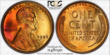 1926 1C MS65RD
