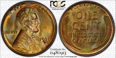 1931-D 1C MS64BN