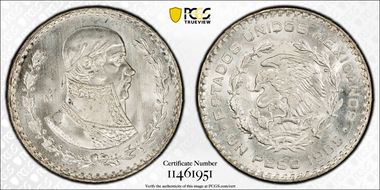 1965-Mo Peso KM-459 MS67