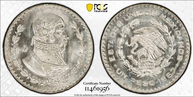 1967-Mo Peso KM-459 MS67