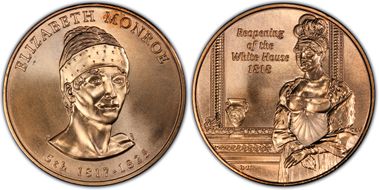 (2008) Medal Elizabeth Monroe MS67RD