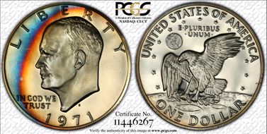 1971-S $1 Silver PR65DCAM