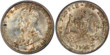 1926(m & sy) Florin MS63