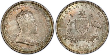 1910 Florin MS65