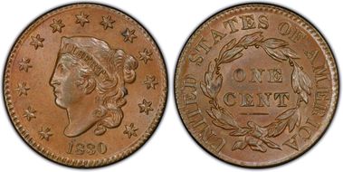 1830 1C N-5 MS65BN