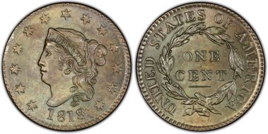 1818 1C N-1 MS64BN