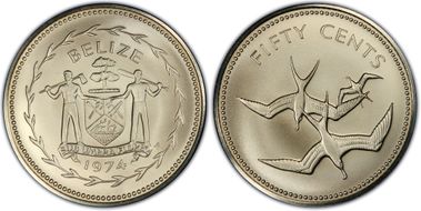 1974-FM 50C KM-42 Matte MS69