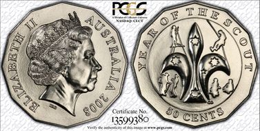 2008 50C Scouting MS66