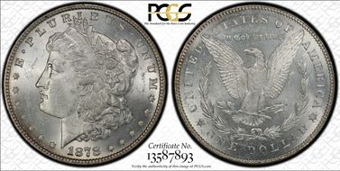 1878 7/8TF $1 Strong VAM 42 7/7 MS63