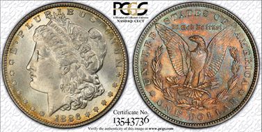 1886 $1 MS64