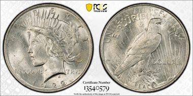 1922 $1 MS63