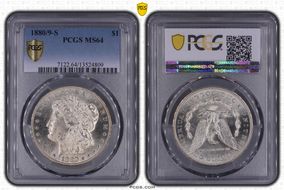 1880/9-S $1 MS64