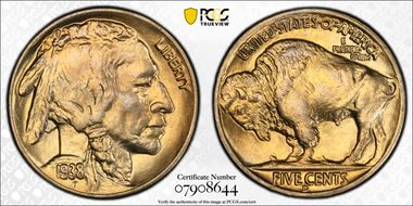 1938-D 5C Buffalo MS66