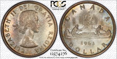 1963 S$1 MS63