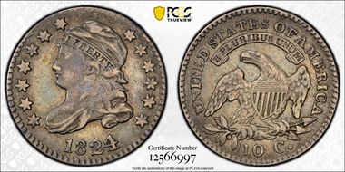 1824/2 10C JR-1 VF35