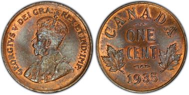 1935 1C MS64RB