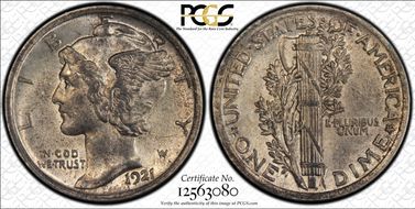 1921 10C AU55