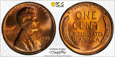 1955 1C MS67RD
