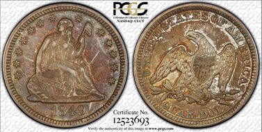 1849 25C AU55