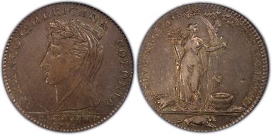 1796 AR Medal Castorland, Original XF40