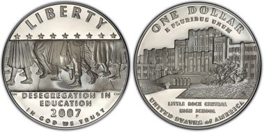 2007-P $1 Desegregation PR69DCAM