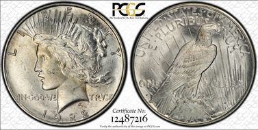 1922-D $1 MS64