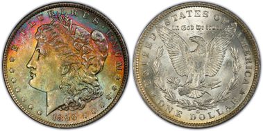 1890-O $1 MS64