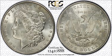 1902-O $1 VAM 43 Doubled Ear MS64