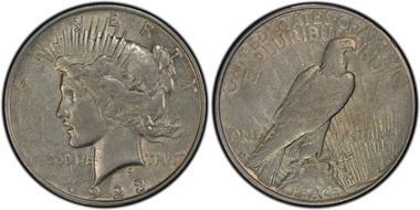 1923-D $1 VAM 1E Extra Hair XF45