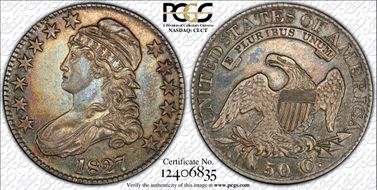 1827 50C Square Base 2 XF45