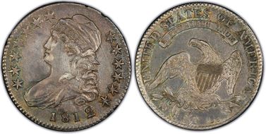 1812/1 50C Small 8 AU50